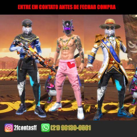 CONTA FREE FIRE ANGELICAL FULL PASSE
