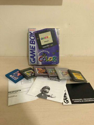 Game Boy Color + 6 Jogos (incluindo 22 em 1)