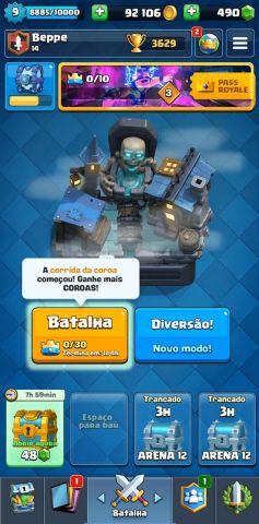 Melhor dos Games - Conta Clash Royale - Android, PC, Apple II