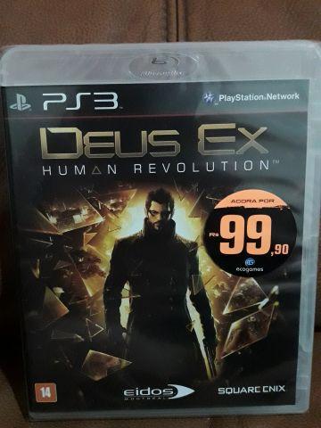 venda DEUS EX: HUMAN REVOLUTION PS3 LACRADO