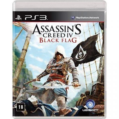 Jogo Assassins Creed IV Black Flag lacrado PS3