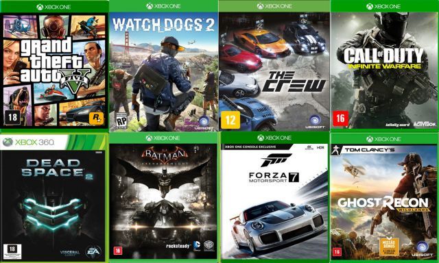venda Jogos Xbox 360/One Midia Fisica Usados Originais