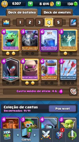 Melhor dos Games - Conta Clash Royale Pro Player nvl13 Full Barato - iOS (iPhone/iPad), Android, Online-Only/Web
