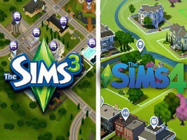 venda The Sims 3 e 4