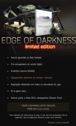 venda Escape From Tarkov Edge of Darkness