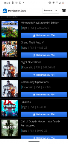 venda Conta de PS4 com vários jogos
