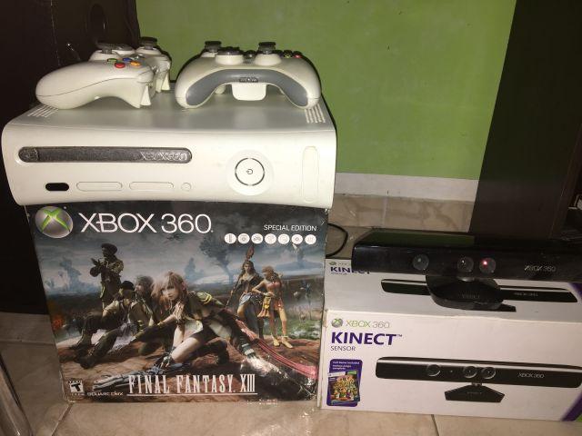 venda Xbox 360 250GB + Kinect + Jogo Original 