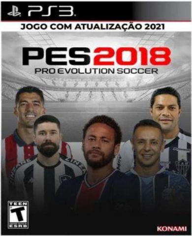 PES 2018 + ATUALIZAÇÃO MARÇO 2021 PS3 PSN MÍDIA DI