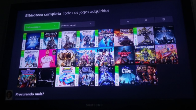 Conta de Xbox One com 20 jogos