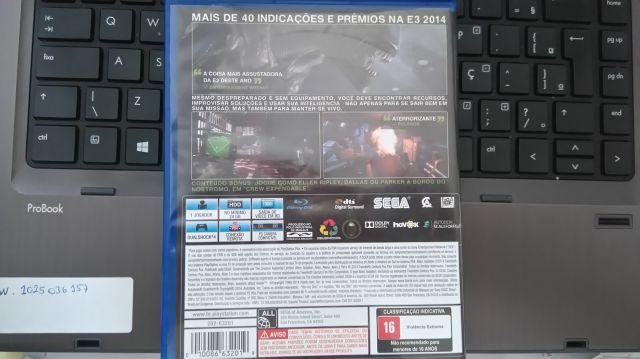 Melhor dos Games - Alien Isolation Nostromo Edition - Outros, Acessórios, PlayStation 4