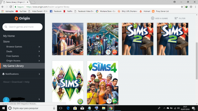 Vendo Conta Origin Com The Sims 4, The Sims 2 e 3