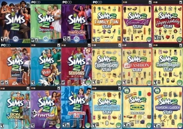 The Sims 2 Todas As Expansões (coleção Completa)