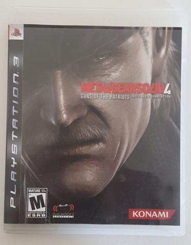 venda Metal Gear Solid 4