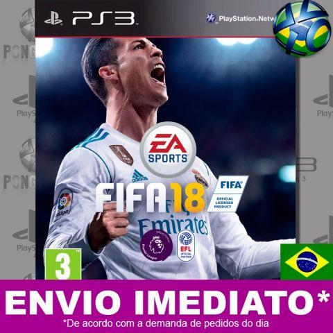 venda Fifa 18 Ps3 Completo Dublado Em Português - Mídia 