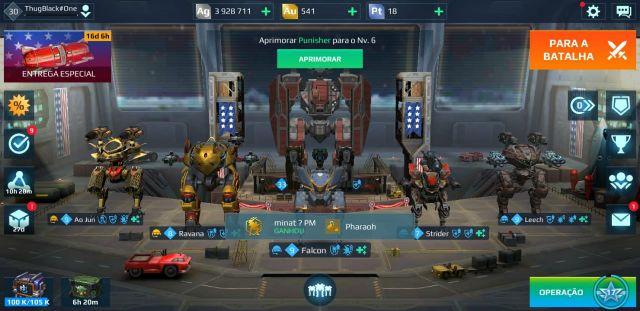 Melhor dos Games - Vendo Conta War Robots - Mobile, Android