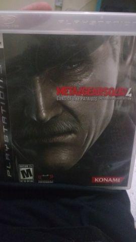 troca Metal Gear Solid 4