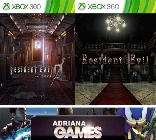 Resident Evil 0 e 1 HD Jogo Digital Xbox 360