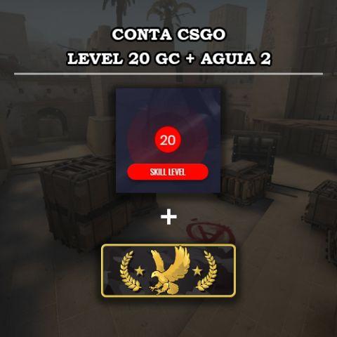 Melhor dos Games - Conta CS:GO Águia 2 e Nível 20 GC - PC