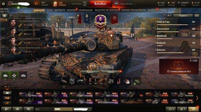 Melhor dos Games - Conta World of Tanks - PC