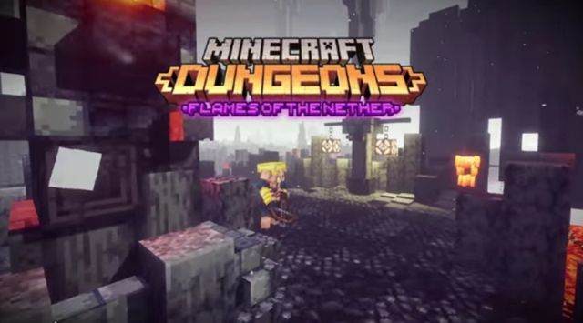 venda DLC MINECRAFT DUNGEONS FLAMES OF THE NETHER