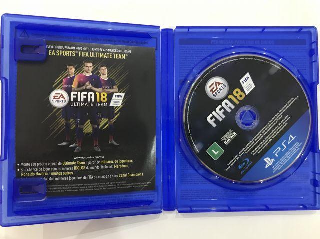 Melhor dos Games - Fifa 18 PS4 Midia Fisica 6 Meses Uso - Semi Novo - PlayStation 4