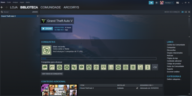 Melhor dos Games - Troco GTA 5 (Steam) por uma conta de Overwatch(PC) - PC