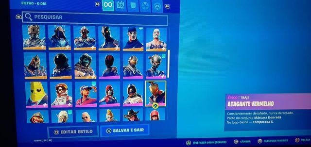 Melhor dos Games - Conta de Fortnite Season 3-8 and save the world  - Android, Xbox One, PC, PlayStation 4