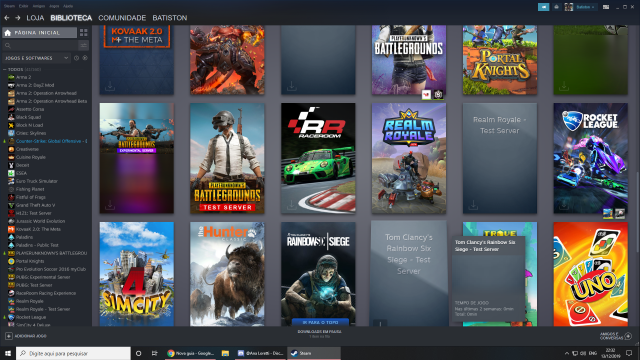 Melhor dos Games - Conta Steam de mais de 600 reais com 39 jogos - Linux, PC
