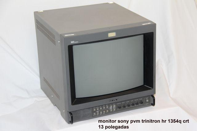Melhor dos Games - Monitor Sony Pvm Trinitron Hr 1354q Crt  para game - Super Nintendo, Nintendo 64, Acessórios, Nintendo Switch