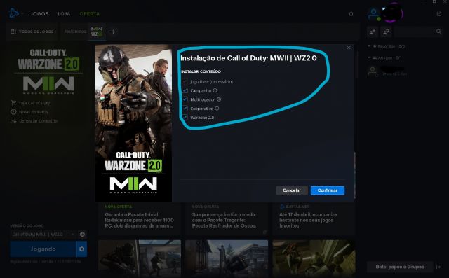Melhor dos Games - Conta Warzone 2.0 com Multiplayer + Edição Cofre - PC
