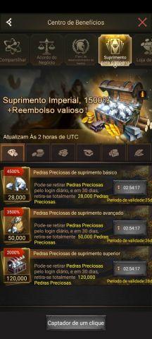 Melhor dos Games - Conta Rise of Empires: Ice and Fire - iOS (iPhone/iPad), Online-Only/Web, Mobile, Android
