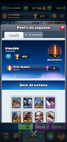 Melhor dos Games - CONTA CLASH ROYALE LVL12 - Mobile, Android