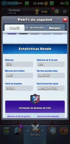 Melhor dos Games - conta de Clash Royale TOP - iOS (iPhone/iPad), Mobile, Android, PC