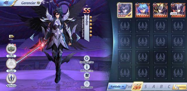 Melhor dos Games - Conta Saint Seiya Awakening Lv. 60 A-1 Global - iOS (iPhone/iPad), Mobile, Android, PC
