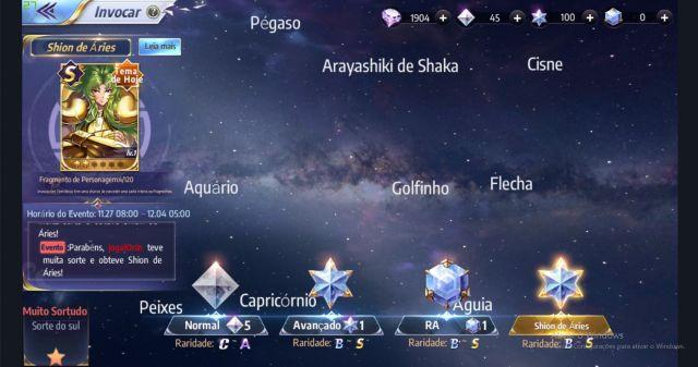 Melhor dos Games - Conta Saint Seiya Awakening - iOS (iPhone/iPad), Mobile, Android, PC