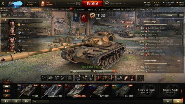 Melhor dos Games - CONTA WORD OF TANKS - Online-Only/Web