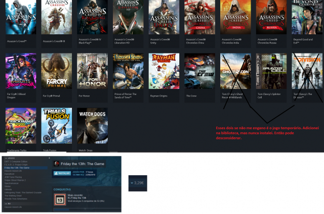 Melhor dos Games - Conta Steam / Conta Uplay -  Troco por GTA 5 de PC - PC