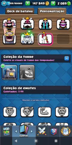 Melhor dos Games - Conta Clash Royale - iOS (iPhone/iPad), Mobile, Android, PC