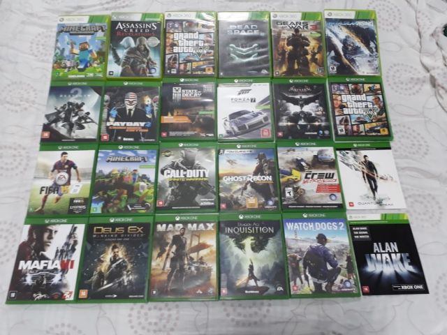 venda Jogos para Xbox one e 360