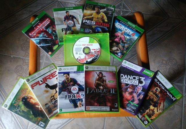 venda Jogos Xbox One e Xbox 360 Aparti de$60