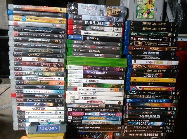 Melhor dos Games - Jogos de games PS2 PS3 Xbox Wii PC Apartide$30 - Nintendo 64, Xbox 360, PlayStation 3, Xbox One