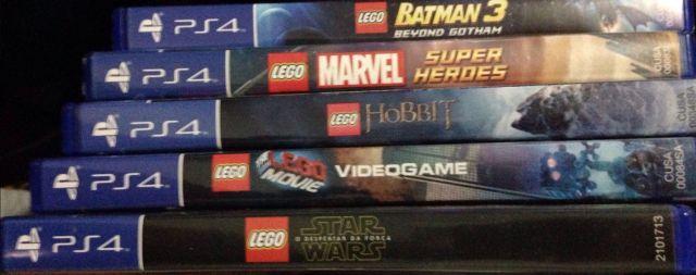 5 Jogos Lego - Ps4