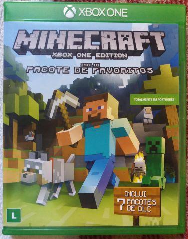 venda Minecraft Xbox One Edition + Pacotes de Favoritos