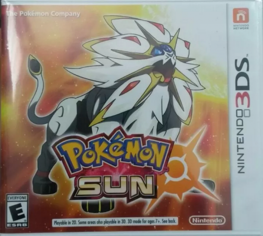 venda Pokémon Sun (Nintendo 3DS)