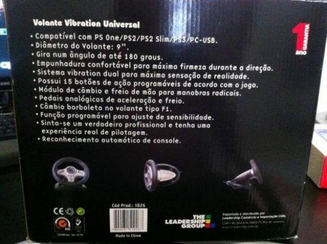 Melhor dos Games - Volante Wireless Universal Gamer Leadership Ps2... - Playstation-2, Acessórios
