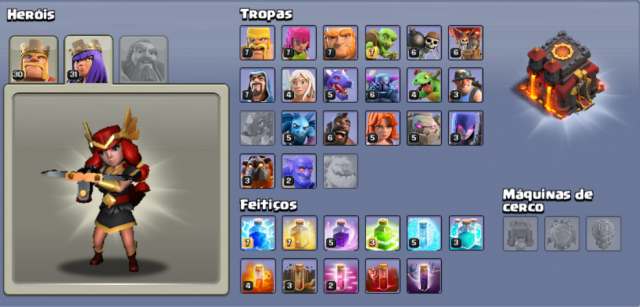 Melhor dos Games - Clash of Clans CV 10 - iOS (iPhone/iPad), Android, PC