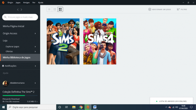 venda The Sims 4 e The Sims 2