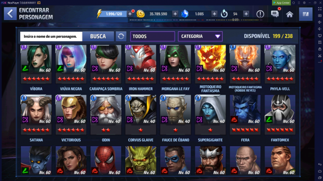 Melhor dos Games - Conta Marvel Future Fight - Outros, Online-Only/Web, Mobile, Android