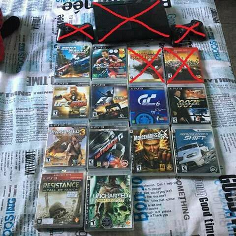 12 jogos de PS3! 