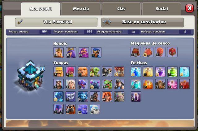 Melhor dos Games - clash of clans, CV 13 - semi full - Mobile, Android